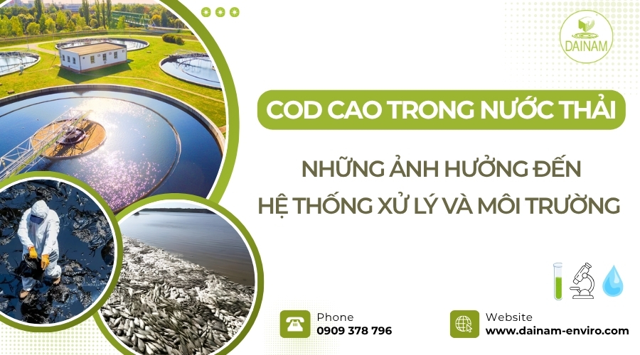 COD Cao Trong Nước Thải: Những Ảnh Hưởng Đến Hệ Thống Xử Lý Và Môi Trường 