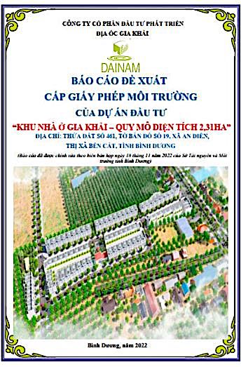 GPMT - KHU NHÀ Ở GIA KHẢI