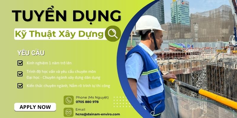 Tuyển Dụng Kỹ Sư Xây Dựng