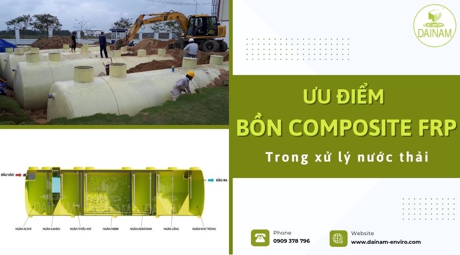 Advantages of FRP Composite Tanks in Wastewater Treatment