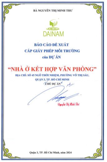 GPMT - Nhà ở kết hợp văn phòng