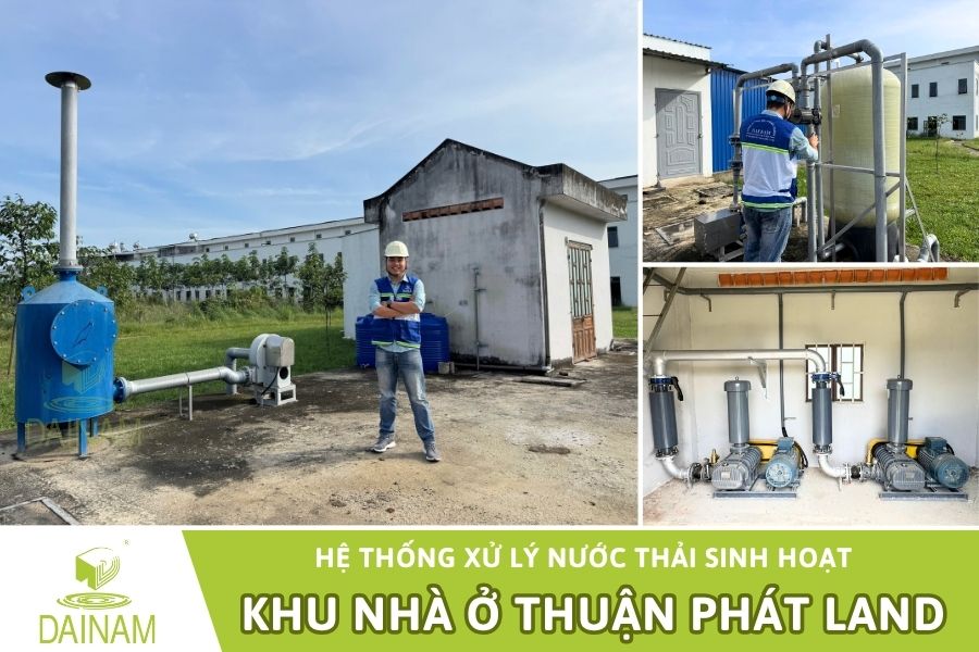 Hệ Thống Xử Lý Nước Thải Khu nhà ở Thuận Phát Land