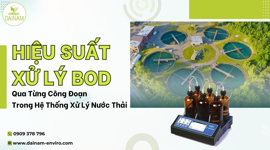 Hiệu Suất Xử Lý BOD Qua Từng Công Đoạn Trong Hệ Thống Xử Lý Nước Thải