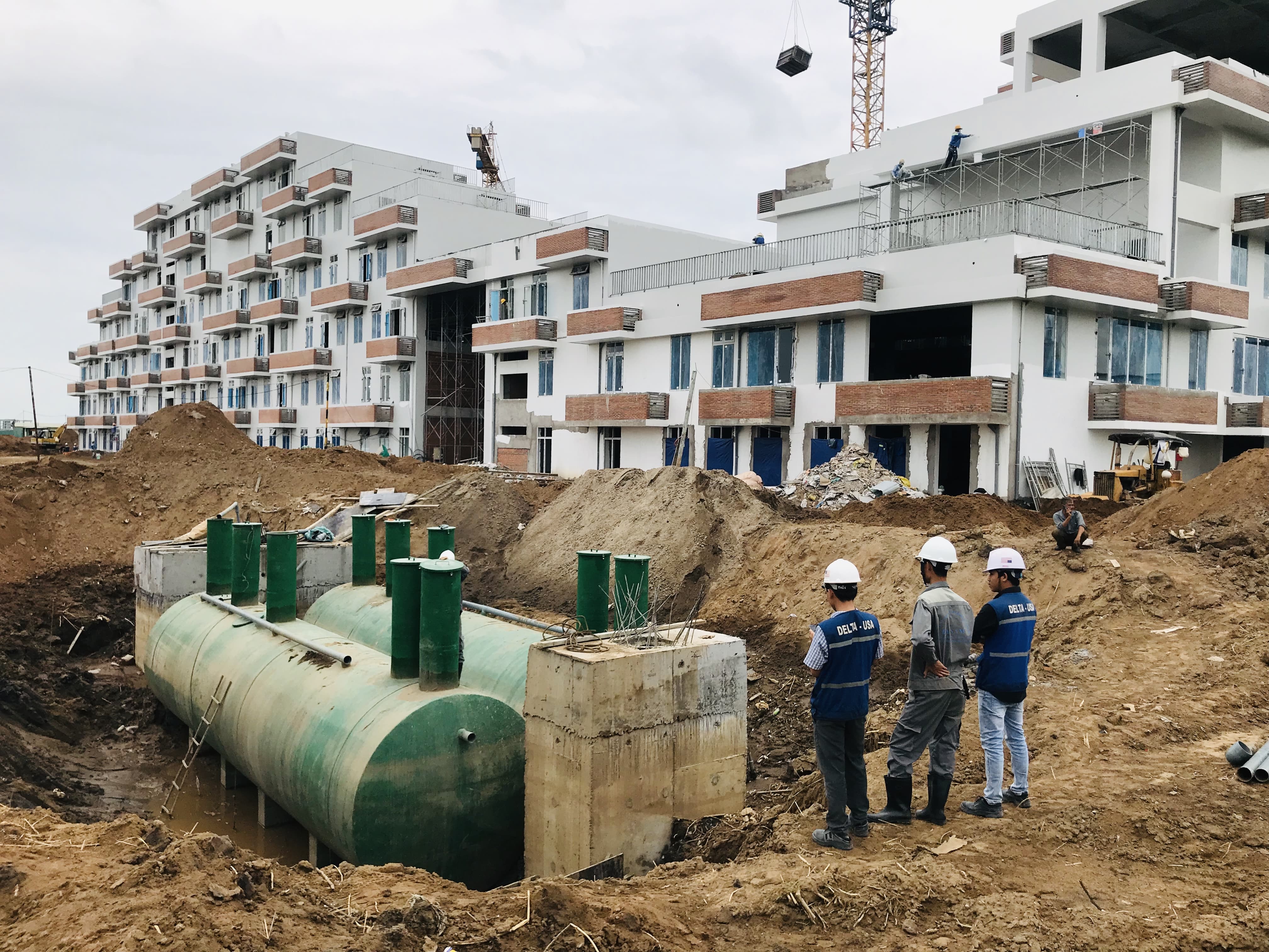 Domestic wastewater treatment system of FPT University, District 9, Ho Chi Minh City,  150 M3/Day