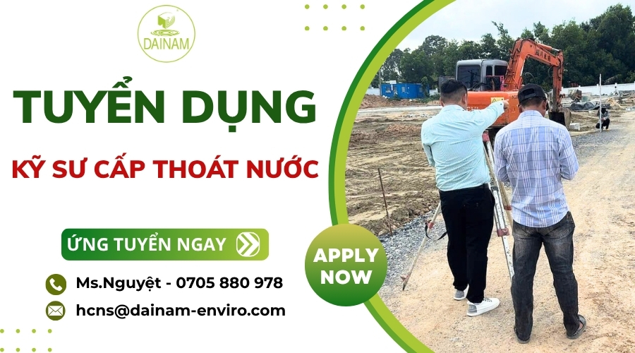 Recruitment for the position of WATER SUPPLY AND DRAINAGE ENGINEER 05/2024