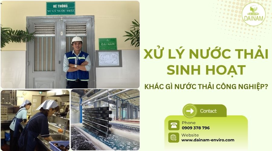 Xử Lý Nước Thải Sinh Hoạt Khác Gì Nước Thải Công Nghiệp?